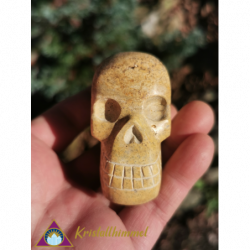 TRAVERTINE SKULL