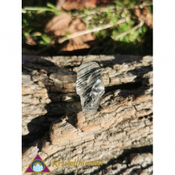 TOURMALINE QUARTZ SKULL