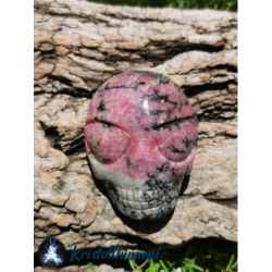 RHODONITE SKULL FLAT