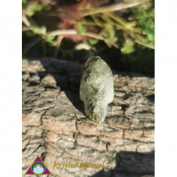 EPIDOTE QUARTZ SKULL